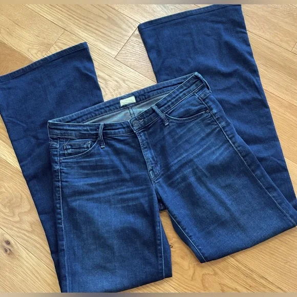 Mother the Wilder aka Goddess Sz 30 flare jeans - Picture 2 of 9